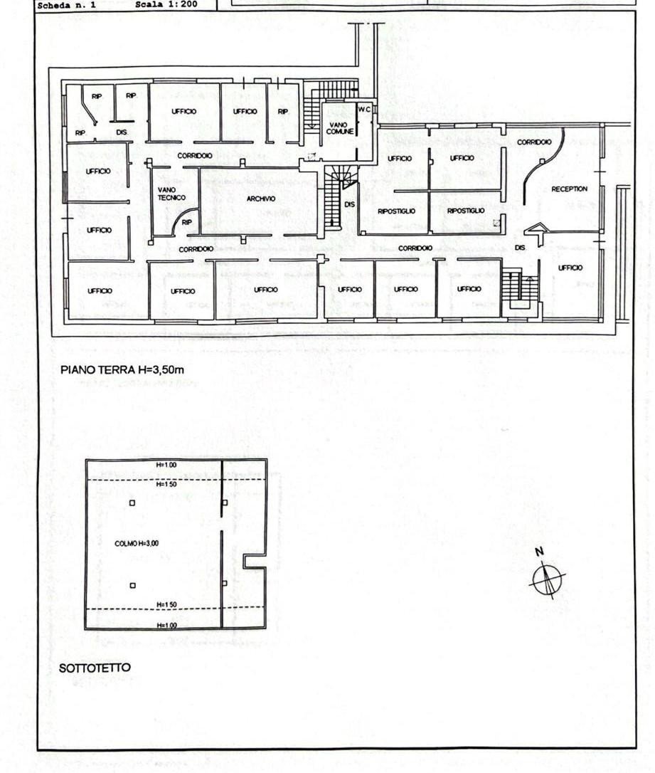 Ufficio Castel Maggiore - planimetria 1