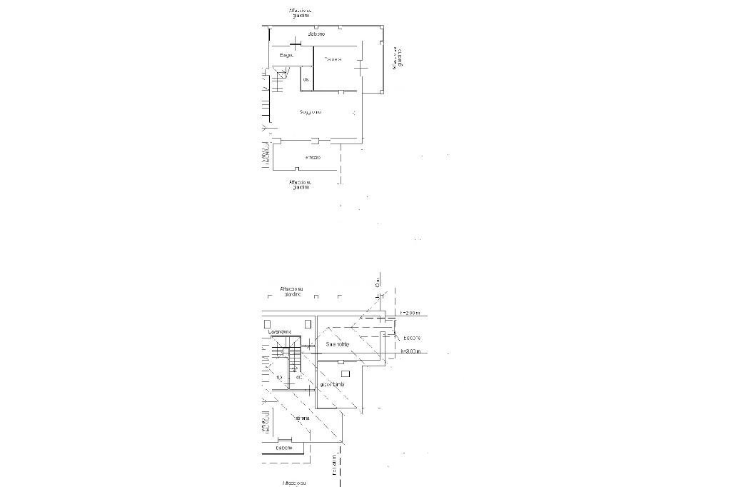 Apartment Via N. Sacco e B. Vanzetti, Orbassano - floor plans 1