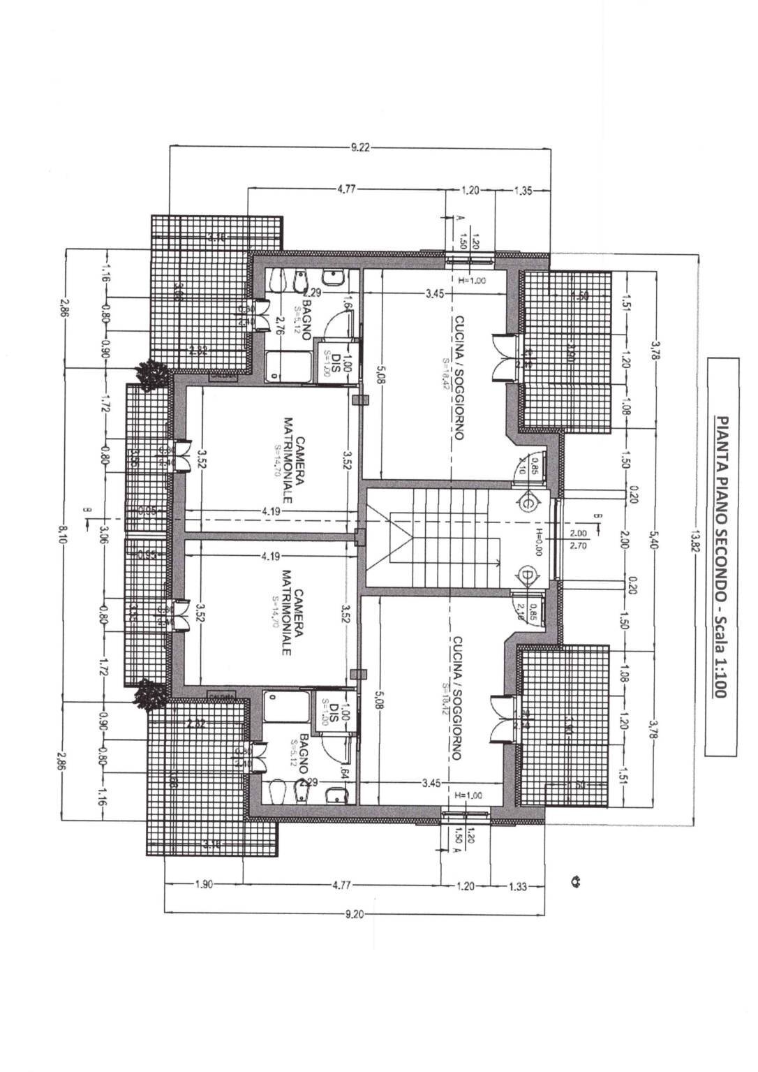 Two-room apartment via Frioland, 16, Moretta - floor plans 1