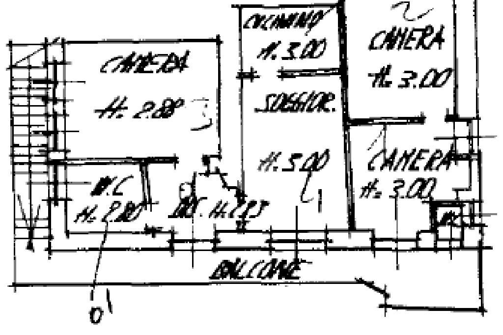 Casa semi indipendente Borgata Bussone, Valgioie - planimetria 1