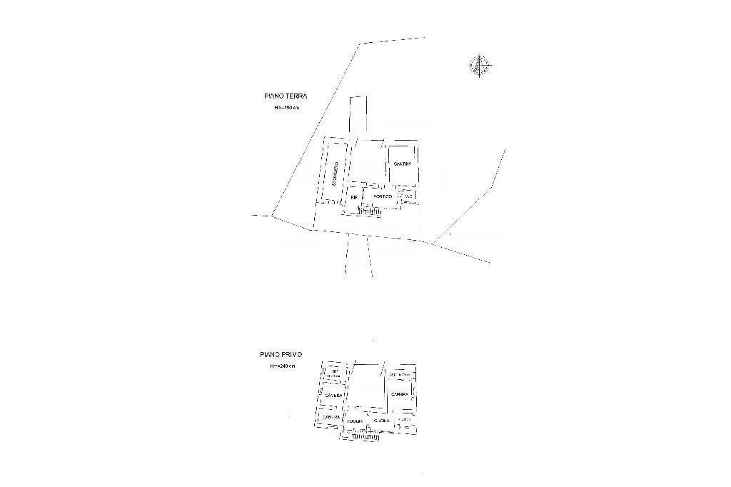 Casa indipendente Via Santuario, Cintano - planimetria 1