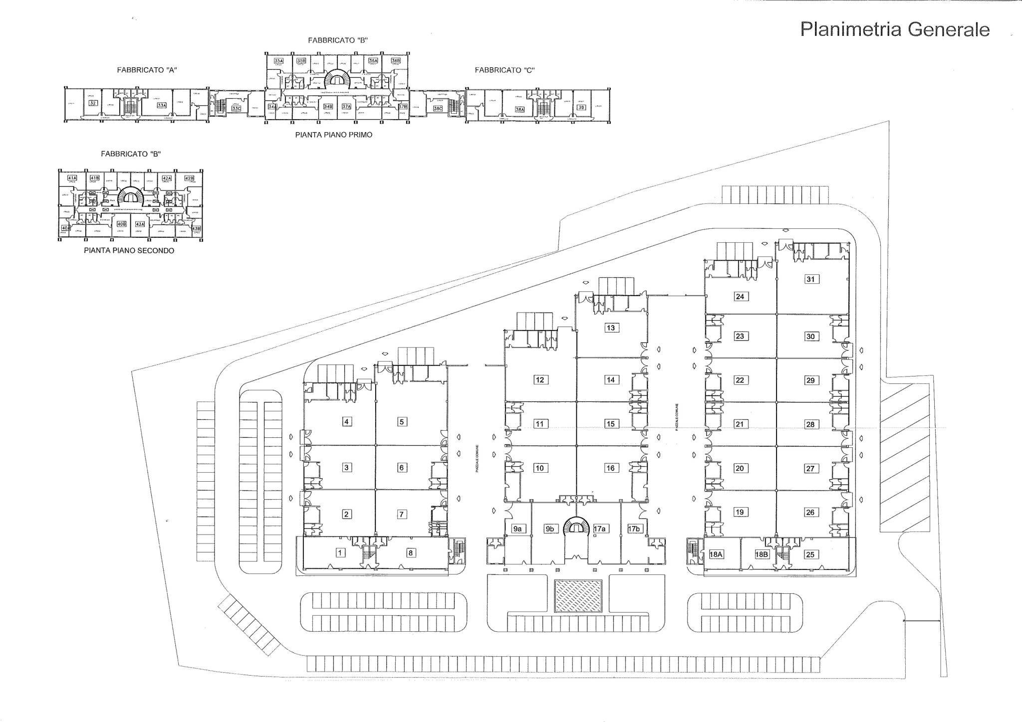 Capannone via Priula, Nervesa della Battaglia - planimetria 1