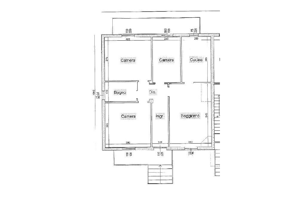 Four-room apartment Via Ferdinando Jacoli, Pavullo nel Frignano - floor plans 1
