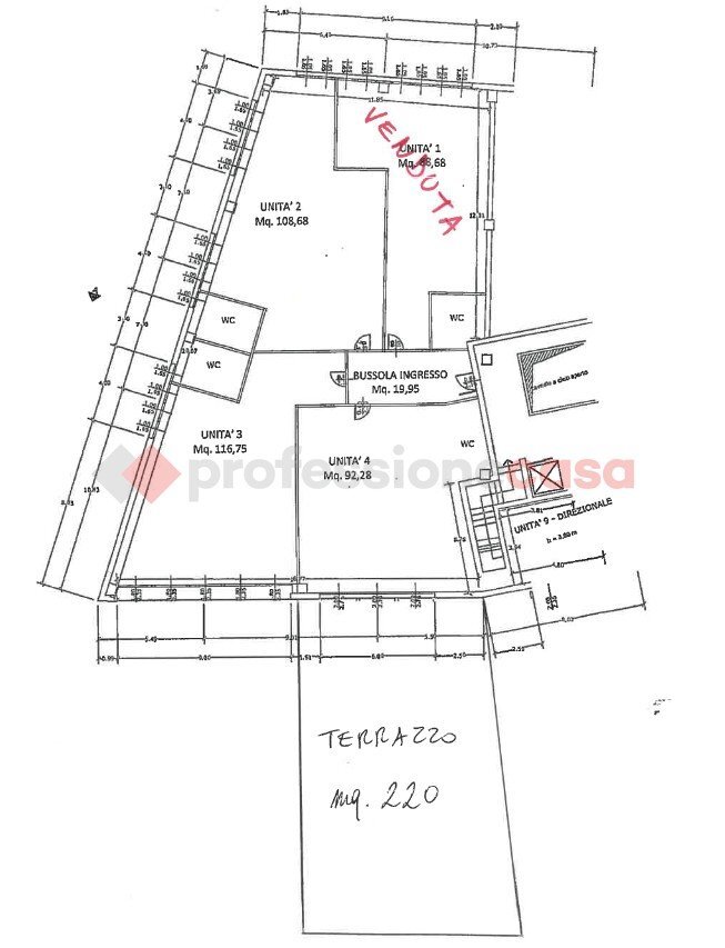 Office via vittorio Veneto, Arona - floor plans 1