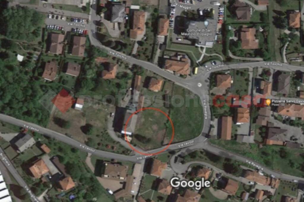 San Maurizio Foto Aerea.png - Terreno edificabile via Cavour, San Maurizio d'Opaglio - foto 1