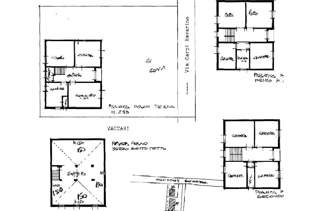 Casa indipendente Via Sabbioni, Soliera - planimetria 1