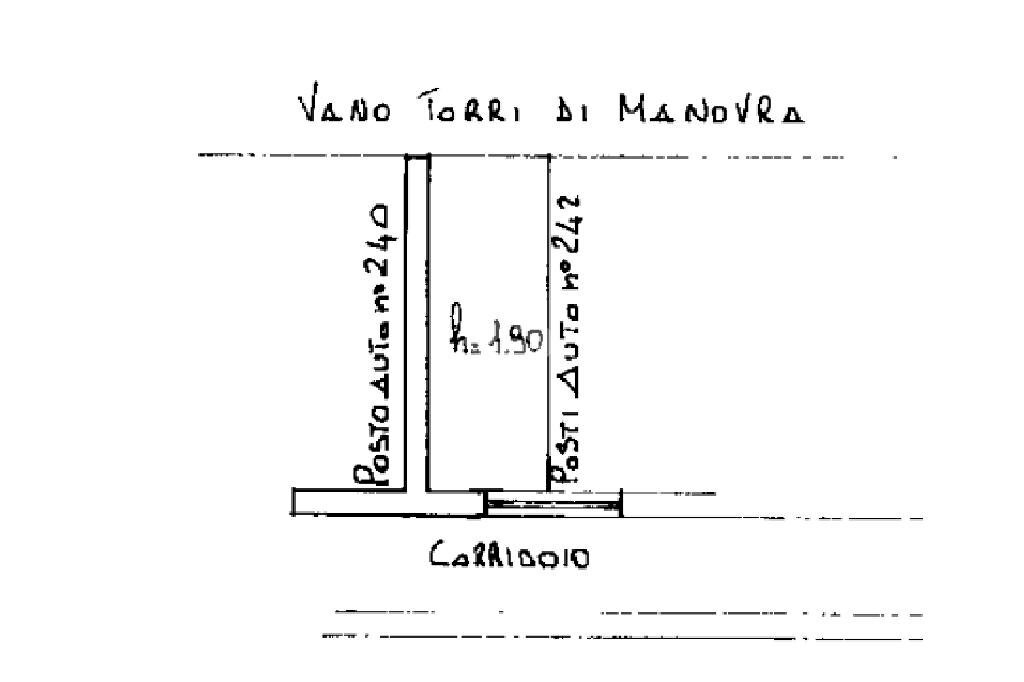 Posto Auto Via Santa Sofia, Milano - planimetria 1