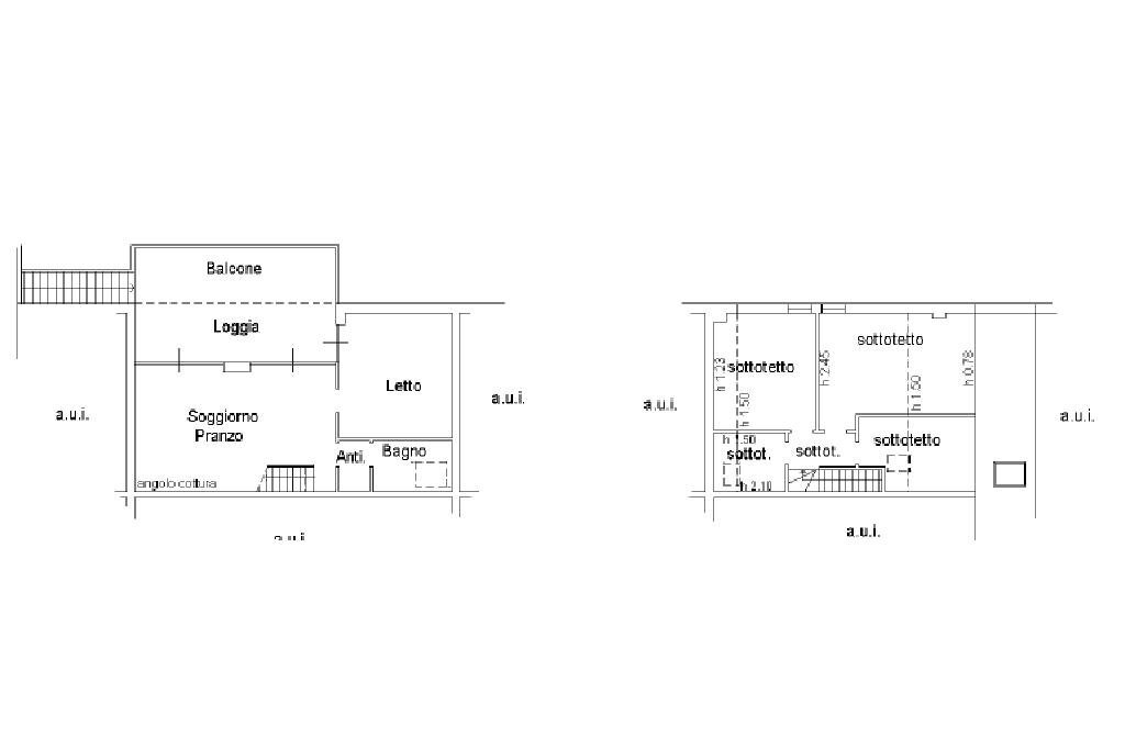 Apartment Via Eugenio Montale, Cervia - floor plans 1