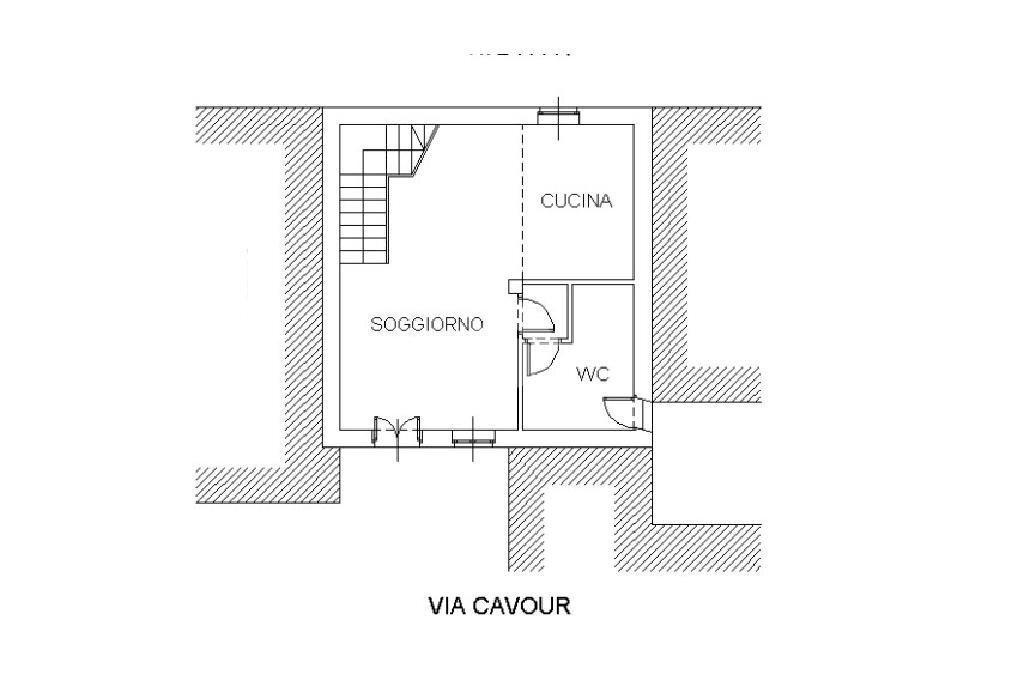 Casa indipendente Via Cavour, Livorno Ferraris - planimetria 1
