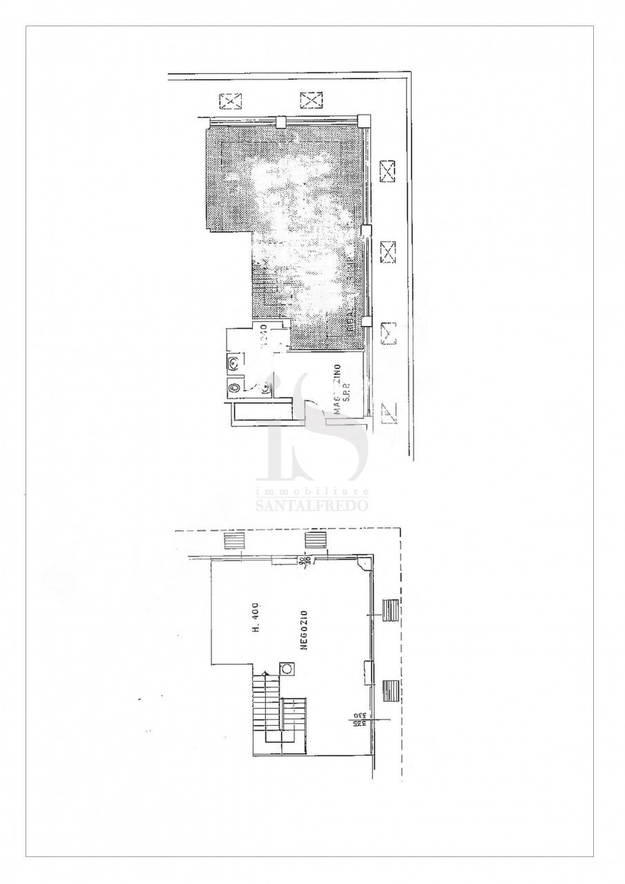 Planiemetria - Shop CORSO BUENOS AIRES, Milano - floor plans 1