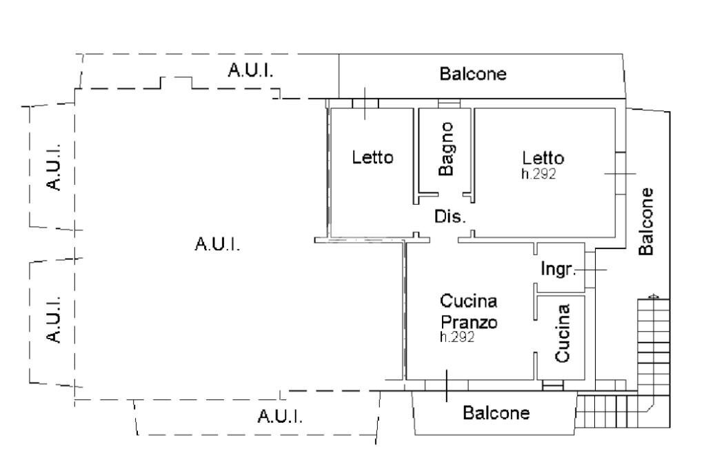 Appartamento Via Valsassina, Cervia - planimetria 1