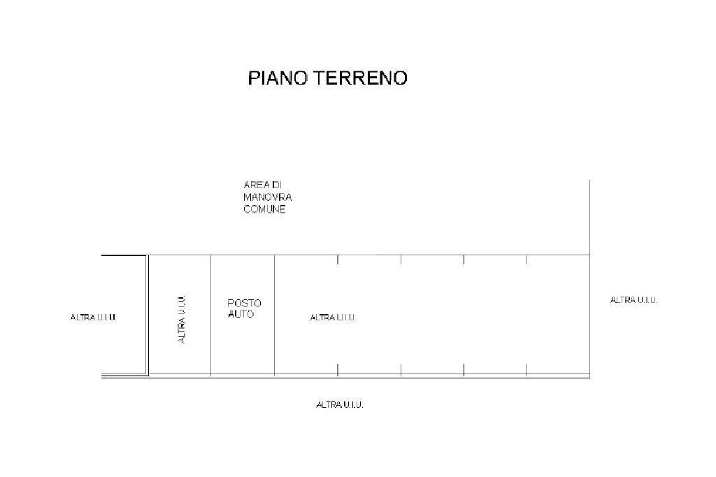 Parking space Via Magellano, Santena - floor plans 1