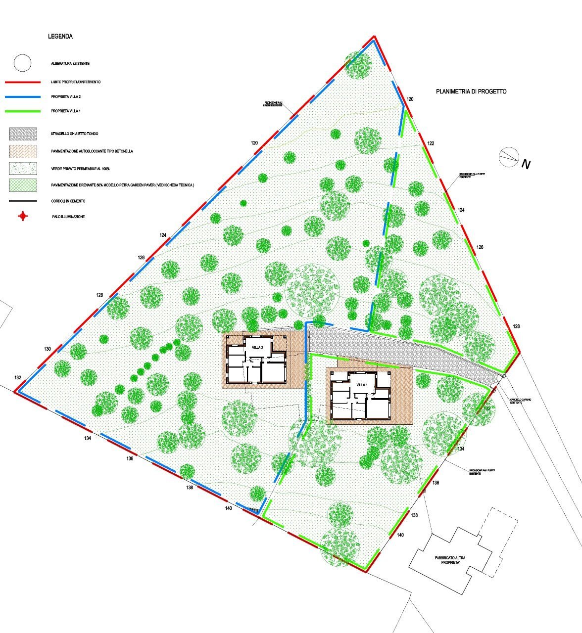 Villetta Zola Predosa - planimetria 1