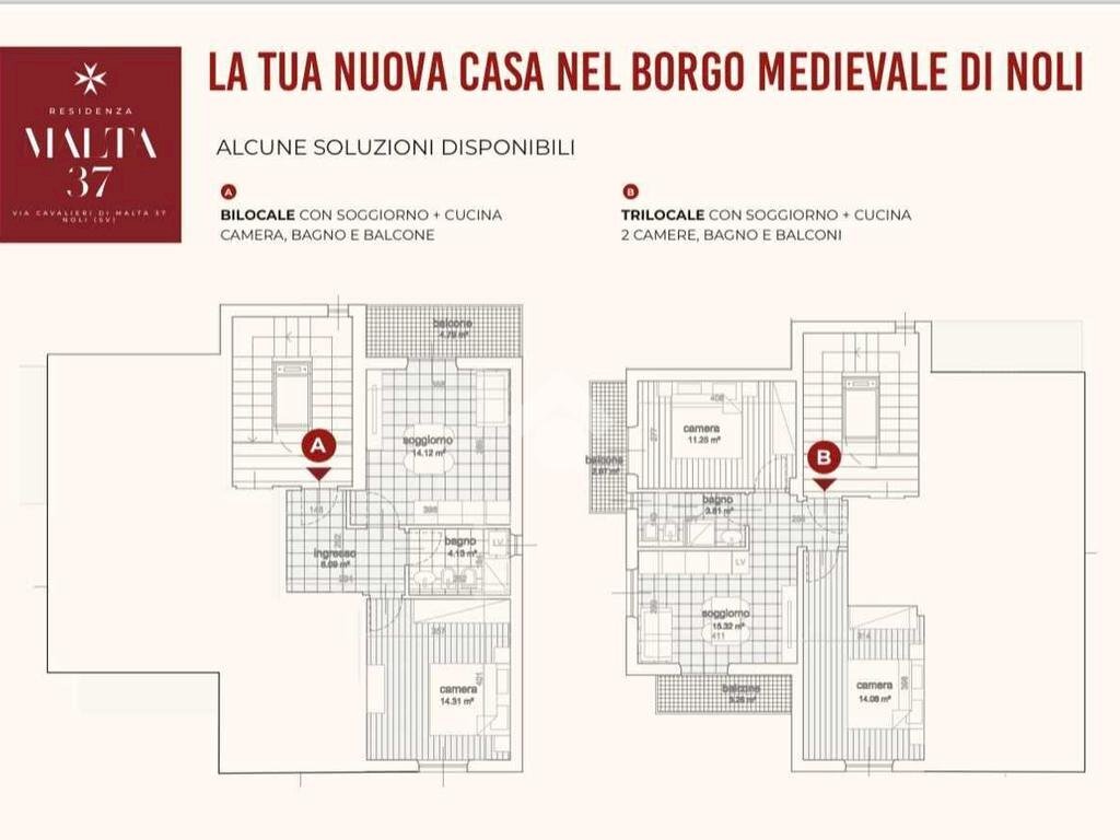 Three-room apartment Via Cavalieri di Malta, Noli - photo 2