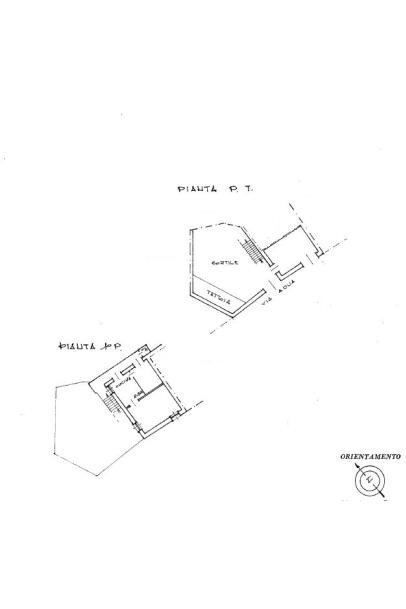 Independent house via Adua, Saluzzo - floor plans 1
