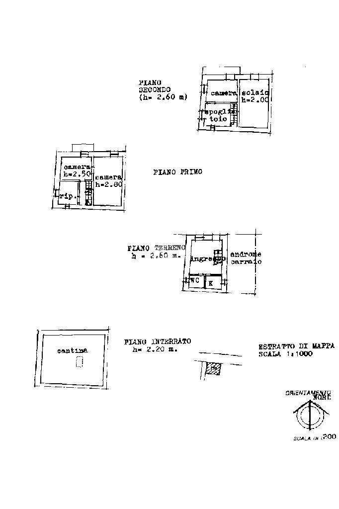 Casa semi indipendente Via Giuseppe Baretti, Rivalta Bormida - planimetria 1