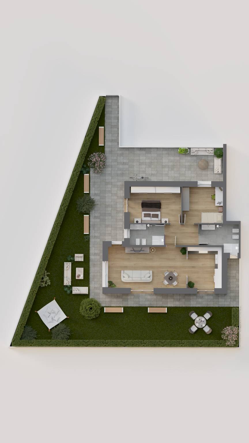 Four-room apartment via Torelle, 12, Alpignano - floor plans 1