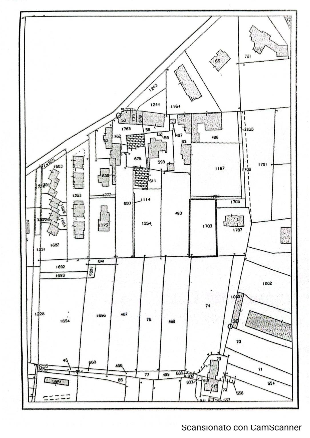 Terreno edificabile Via Santa Croce, Vignolo - planimetria 1
