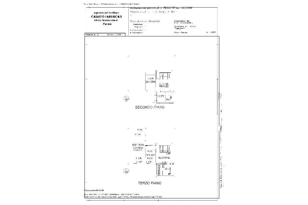 Two-room apartment Via Paolo Baratta, Noceto - floor plans 1