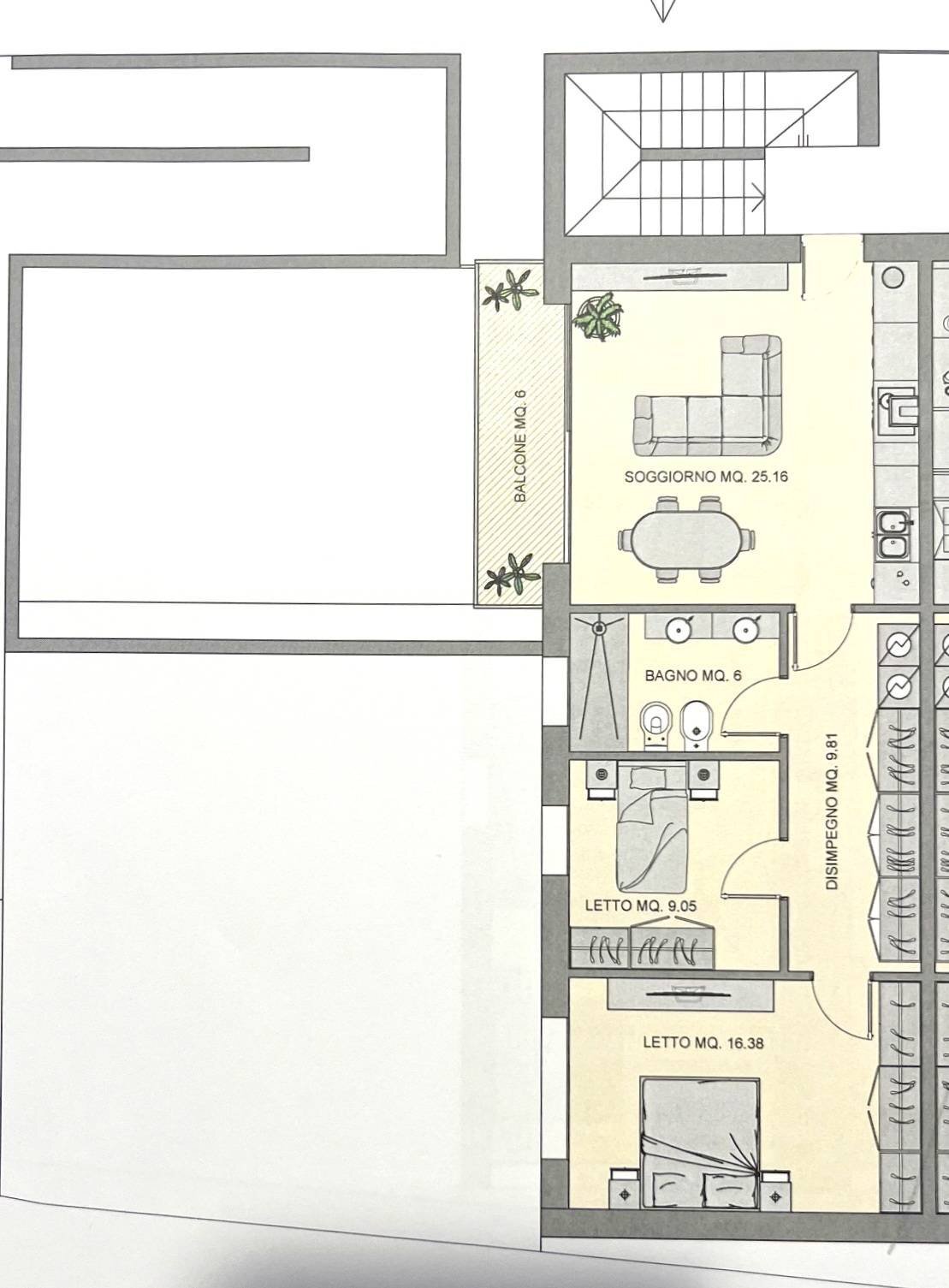 Two-room apartment Mantova - photo 3