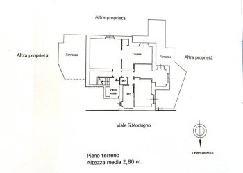 Planimetria - Trilocale viale Giorgio Modugno, 26, Genova (zona Pegli) - foto 26