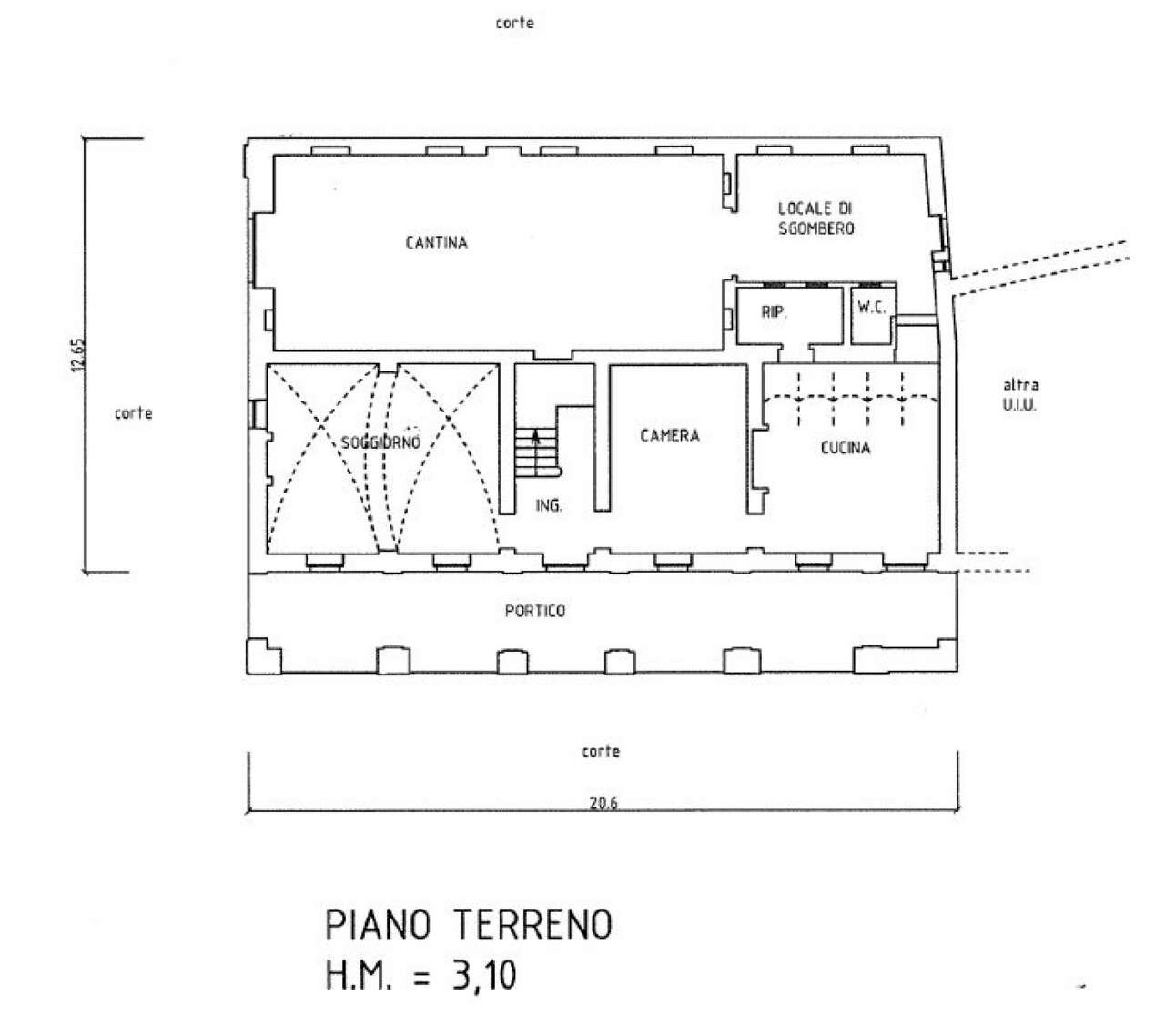 1 - Villa Regione Prissolo, 48, Sciolze - planimetria 1