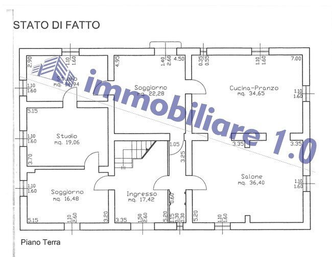 Villa via Verderame, 30, Paceco - planimetria 1