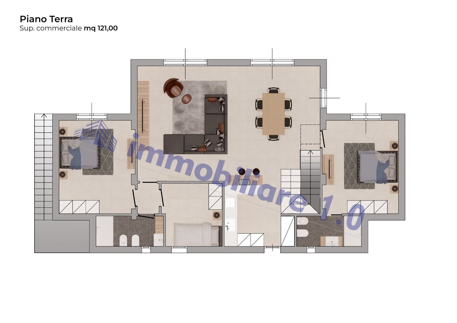 Villa via W3, Castellammare del Golfo - planimetria 1