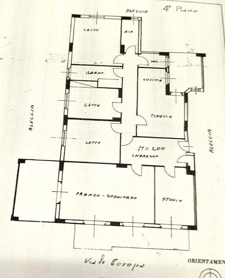 Appartamento viale Europa, 42, Alcamo - planimetria 1