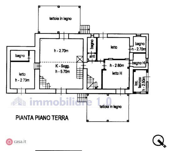 Rustico contrada Fraginesi, Castellammare del Golfo - planimetria 1