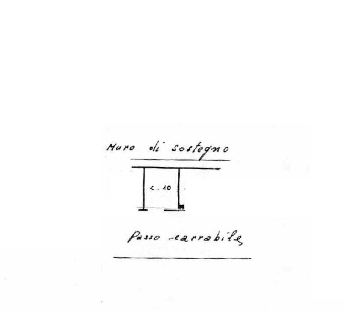 Magazzino via Aurelio Robino, 309, Genova (zona Marassi) - planimetria 1