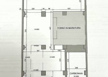 Planimetria - Shop via Donghi, Genova (neighborhood Marassi) - photo 1