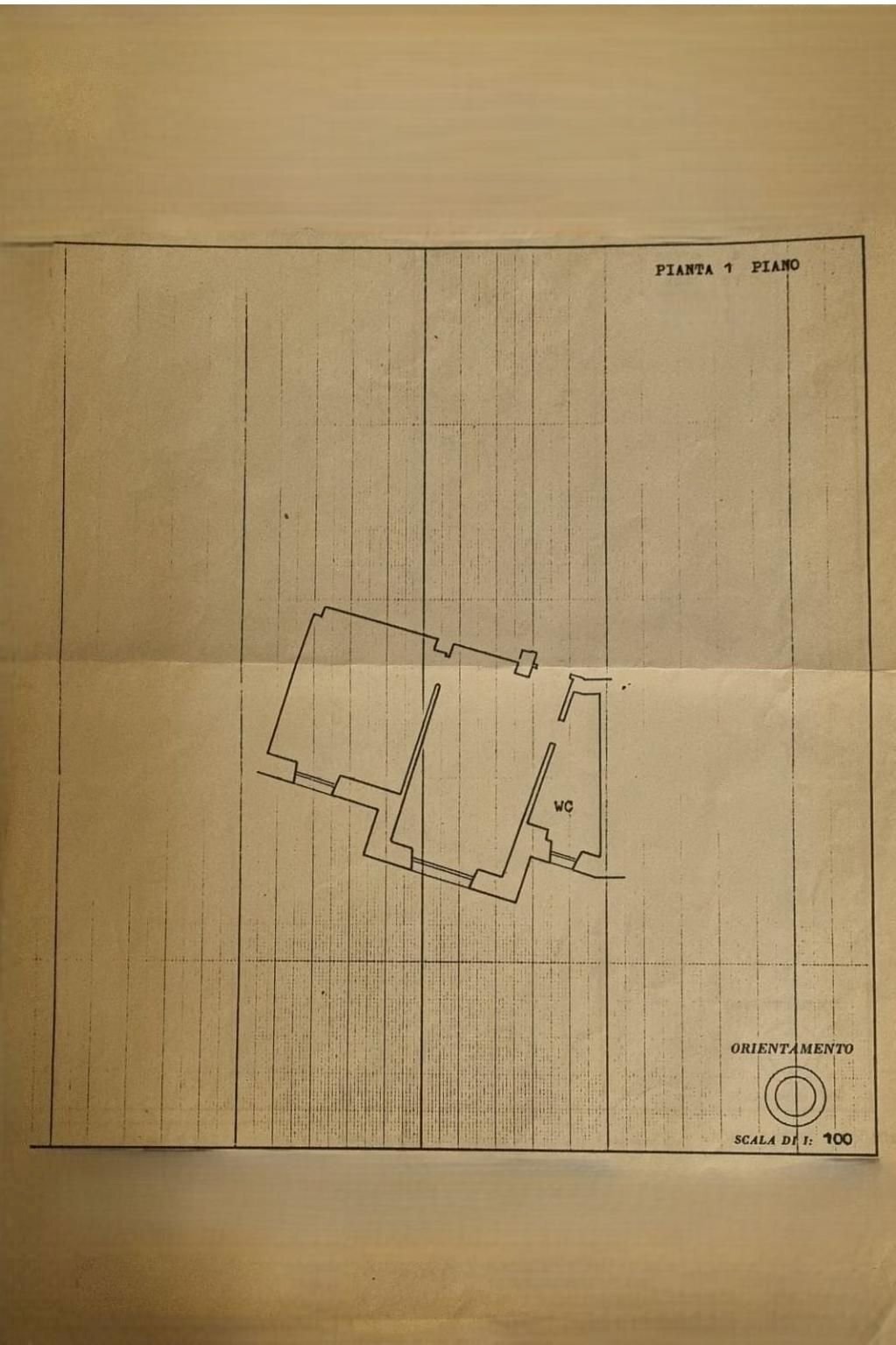 Monolocale Frazione Caldirola, Fabbrica Curone - planimetria 1