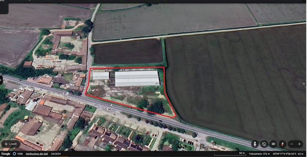 Mappa - Capannone via Santa Croce, San Martino Siccomario - foto 1