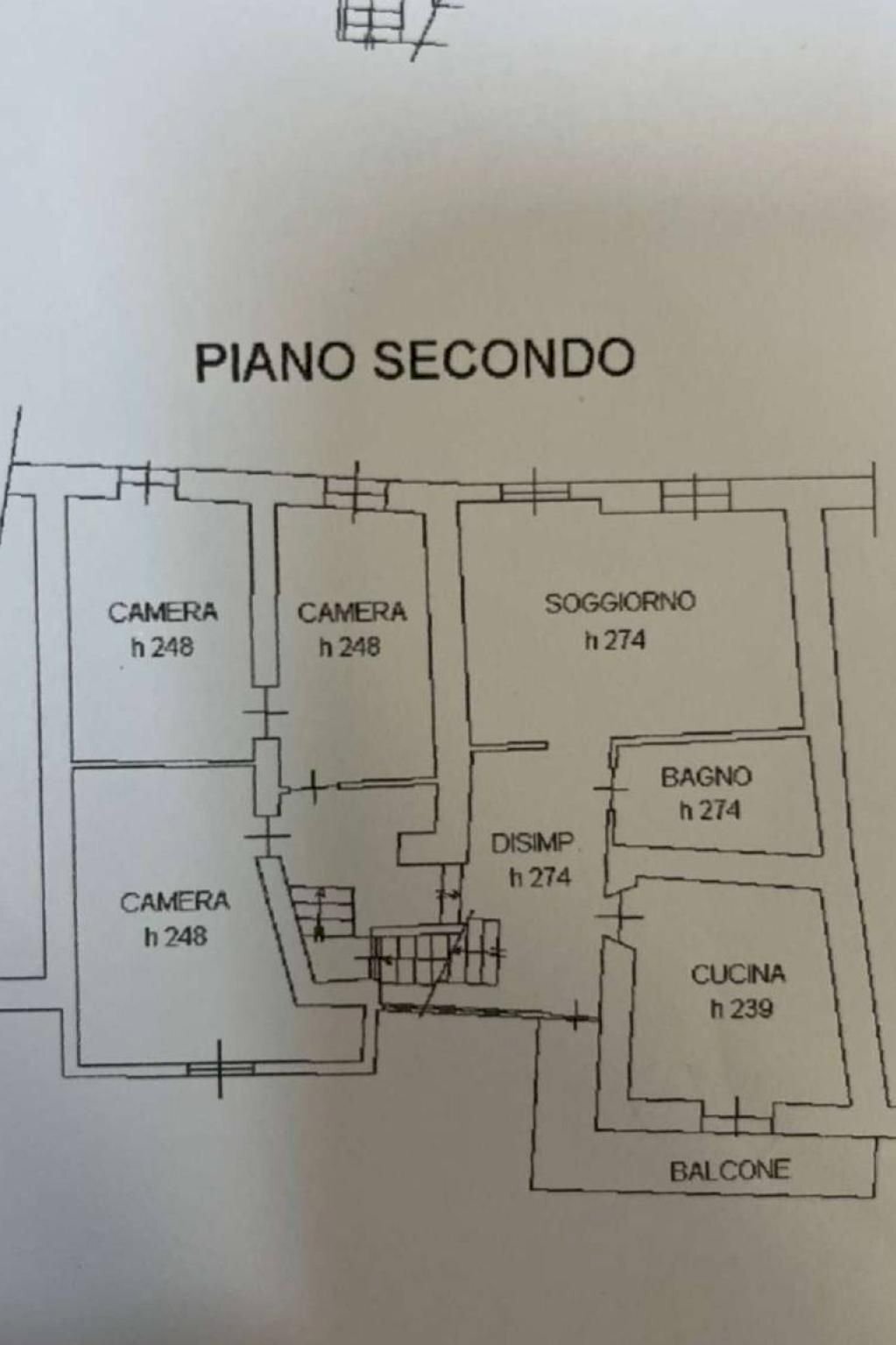 Casa indipendente piazza Umberto Mellino, 4, Torre Mondovì - planimetria 1