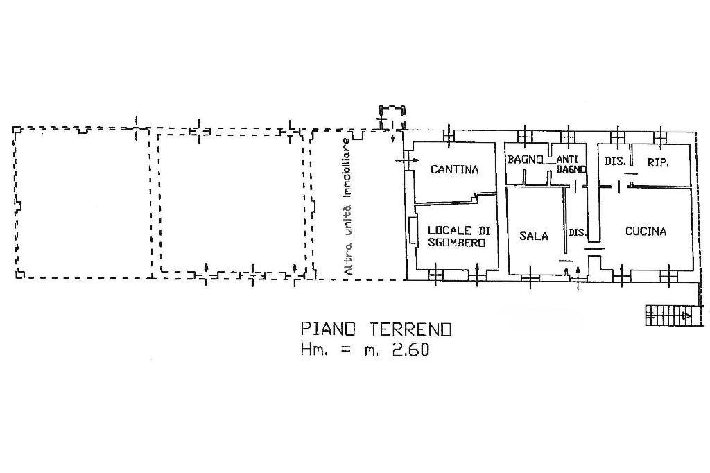 Semi-detached house Cascina gouj, Bollengo - floor plans 1