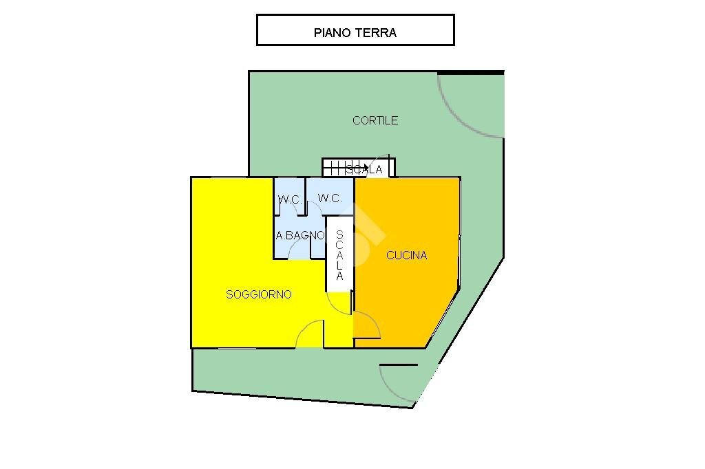 Casa semi indipendente Borgata rodetti, Meana di Susa - planimetria 1