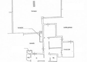 Planimetria - Attic via San Pier d'Arena, 22, Genova (neighborhood Sampierdarena) - photo 30