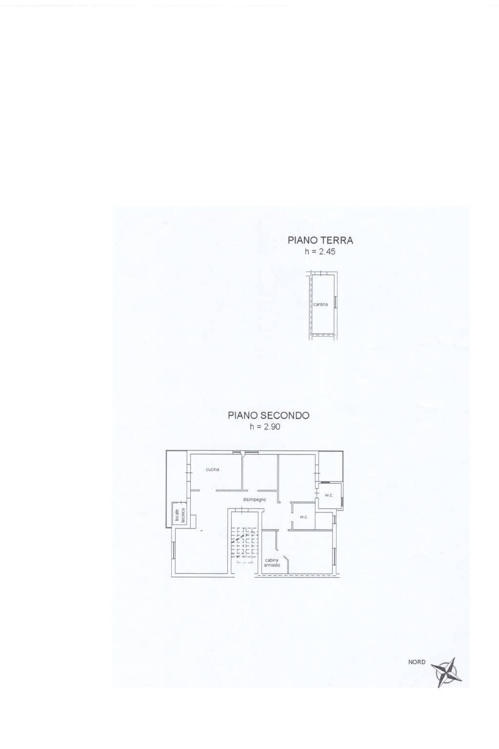 Four-room apartment via Ginestrelle, San Giorgio del Sannio - floor plans 1