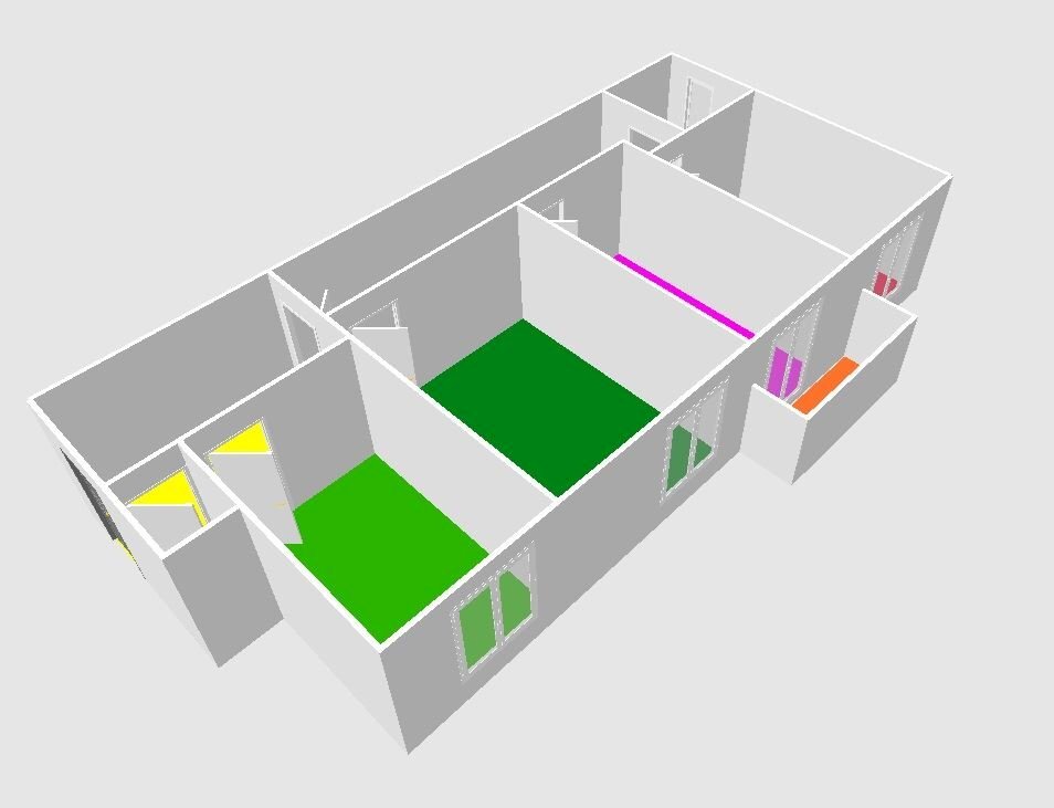 Quadrilocale Via Buffa, Genova (zona Voltri) - planimetria 1