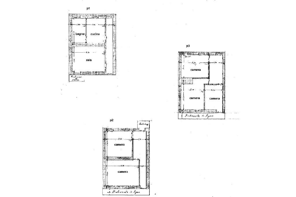 Casa semi indipendente Fraz. Guelpa, Camandona - planimetria 1