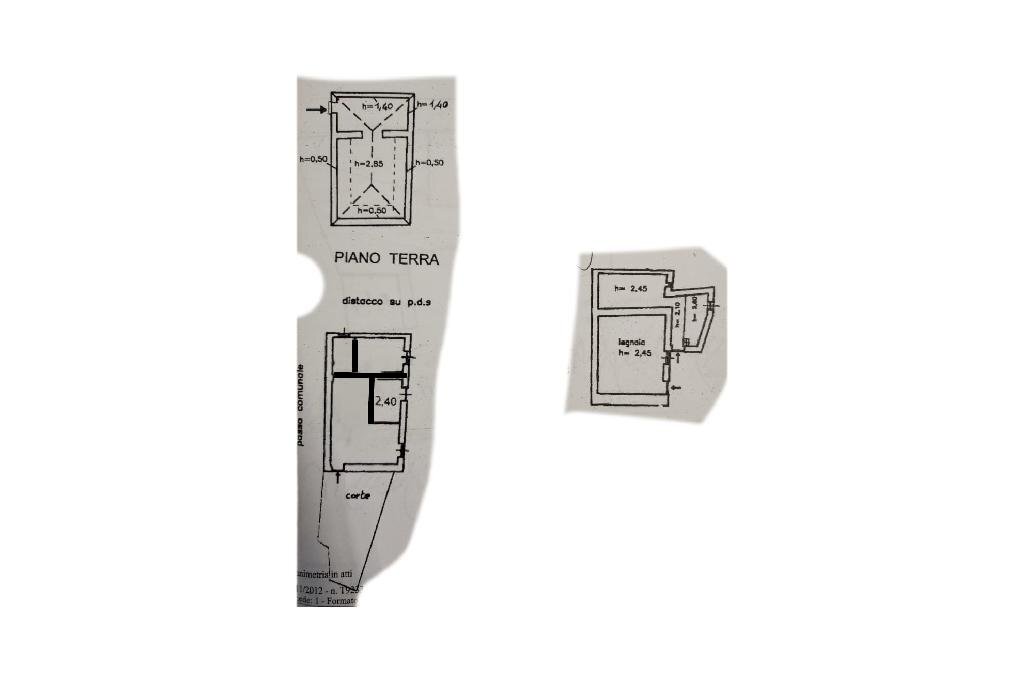 Casa indipendente Località Porcile, Valbrevenna - planimetria 1