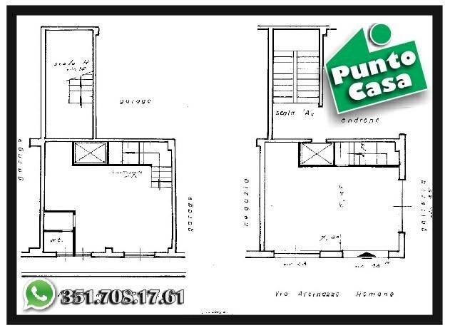 Planimetria - Shop via Arcinazzo Romano, 21, Roma - photo 3