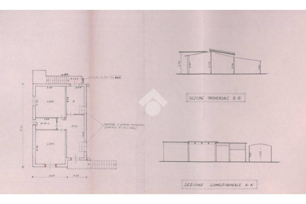 Independent house Via Campone Sala, Cesenatico - floor plans 1