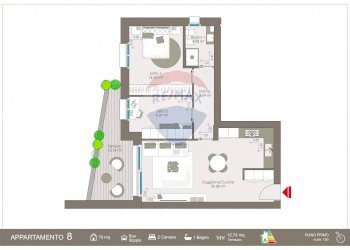 Trilocale VIA MORALI, Bergamo (zona Grumellina) - foto 16