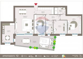 Quadrilocale VIA MORALI, Bergamo (zona Grumellina) - foto 18