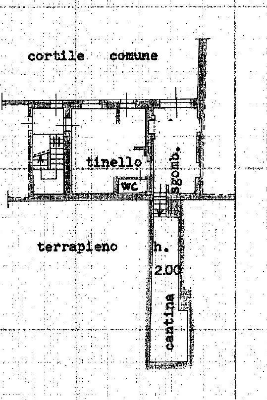 Monolocale via Malborgo, 23, Monastero di Vasco - planimetria 1
