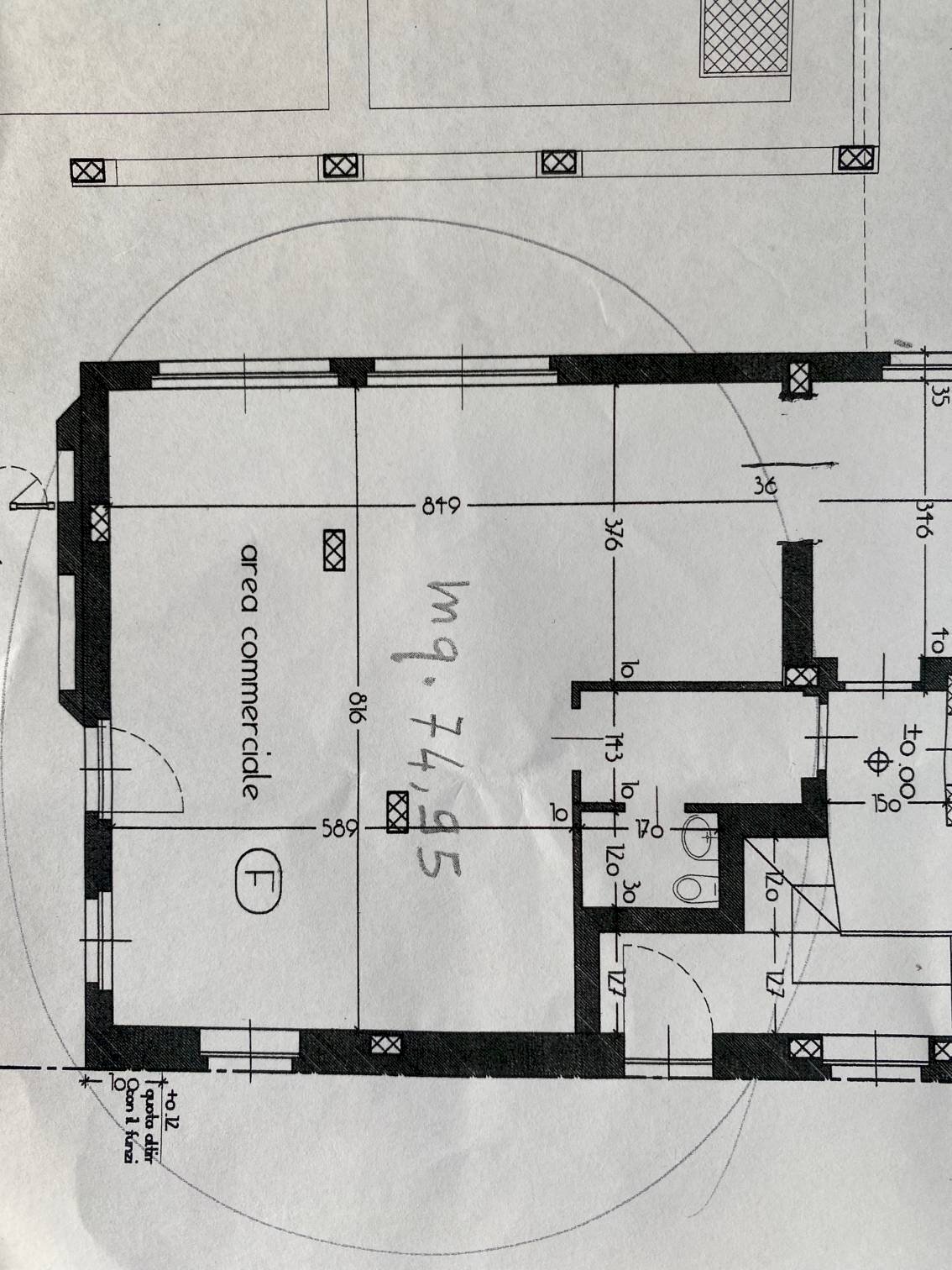 Shop vicolo della Madonnetta, 1, Chieri - floor plans 1