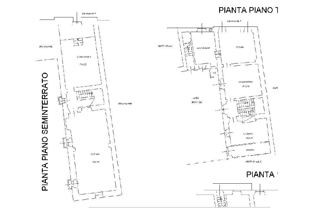 Casa semi indipendente Via Umberto I, Viverone - planimetria 1