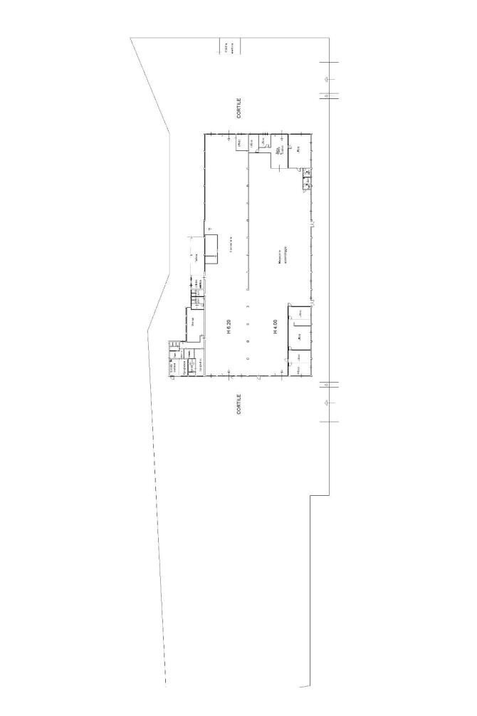 Capannone via Sempione, Nerviano - planimetria 1